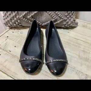 ❤️Crocs Rhinestone Ballet Flats-Sz 10